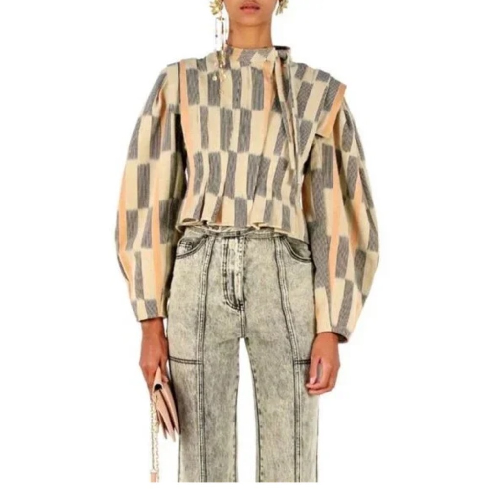 Ulla Johnson Women's Hiroki Cotton Zipper Jacket - Picture 4 of 11